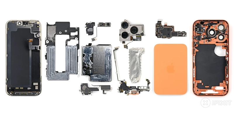 iFixit показала внутреннее устройство iPhone 17 Pro и высоко оценила его ремонтопригодность