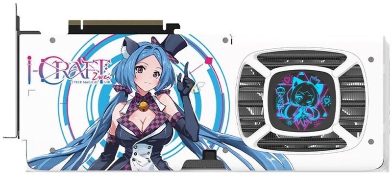MaxSun выпустила аниме-видеокарту GeForce RTX 5070 iCraft OC12G Aiga Plus с переливающимся покрытием Starlight