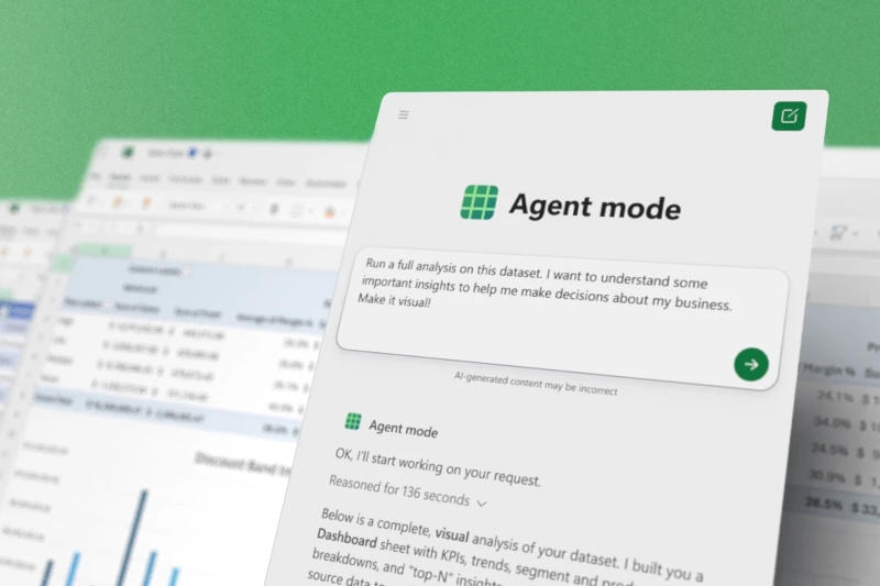 Microsoft добавила &laquo;вайб-воркинг&raquo; в Office &mdash; ИИ-агента для создания сложных документов и таблиц по указаниям пользователя