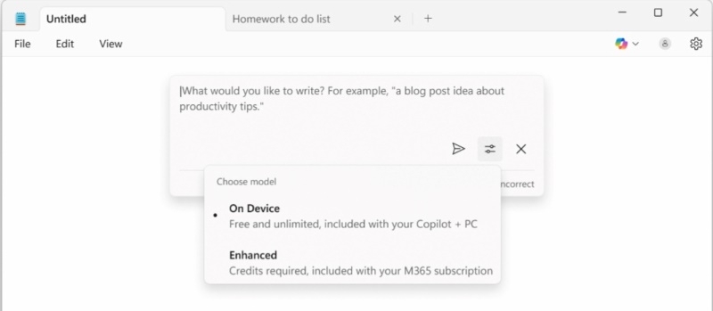 Microsoft обновила &laquo;Блокнот&raquo;, &laquo;Ножницы&raquo; и Paint в Windows 11 на компьютерах Copilot+ PC