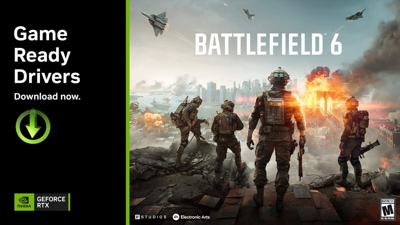 Nvidia выпустила драйвер с поддержкой Battlefield 6 и обновления FBC: Firebreak