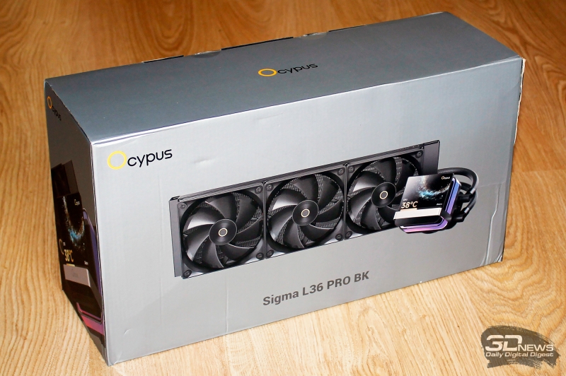 Обзор и тест системы жидкостного охлаждения Ocypus Sigma L36 Pro: внимание на экран!