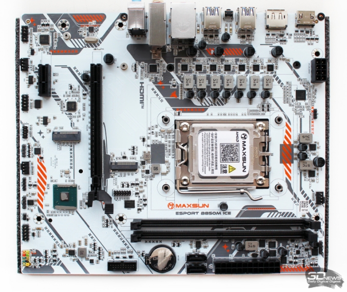 Обзор материнской платы Maxsun MS-eSport B850M WiFi Ice: &laquo;ледяная&raquo; скромность