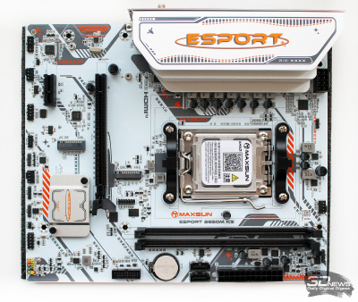 Обзор материнской платы Maxsun MS-eSport B850M WiFi Ice: &laquo;ледяная&raquo; скромность