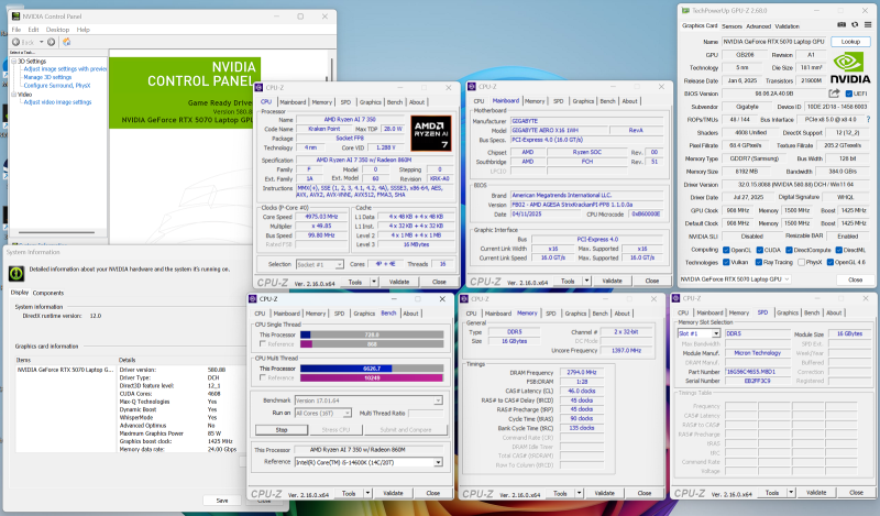 Обзор ноутбука GIGABYTE AERO X16 1WH: мода на интеллектуалов