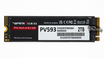 Обзор PCIe 5.0-накопителя Patriot Viper PV593: история про баланс