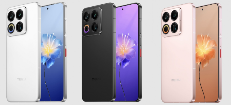 Представлен доступный фотофлагман Meizu 22 с Snapdragon 8s Gen 4 и четырьмя 50-Мп камерами