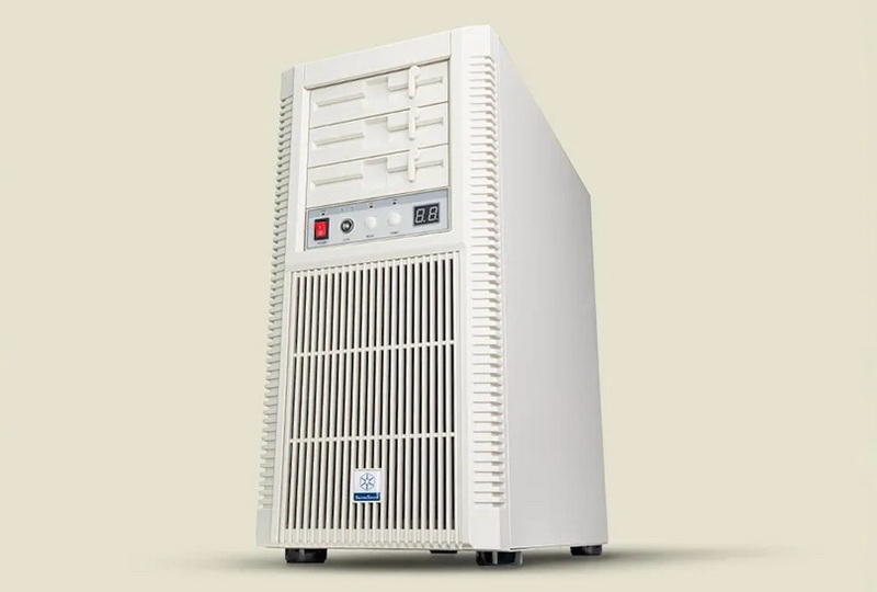 Представлен ностальгический корпус SilverStone FLP02, похожий на корпуса компьютеров из 1990-х