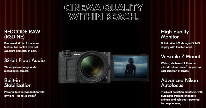 Представлена Nikon ZR &mdash; первая совместная беззеркалка Nikon и RED