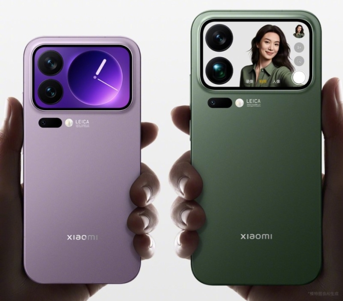 Представлены флагманы Xiaomi 17 Pro и Pro Max &mdash; в стиле iPhone 17 Pro, но с большим внешним экраном