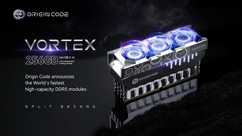 Представлены наборы памяти DDR5 объёмом до 256 Гбайт со штатным кулером на три вентилятора