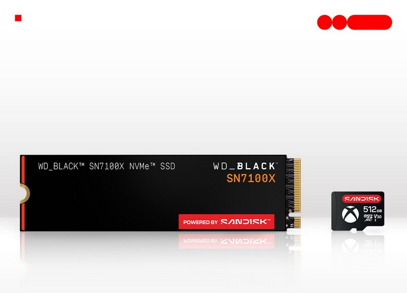 SanDisk выпустила WD_Black SN7100X &mdash;&nbsp;сертифицированный SSD для приставок ROG Xbox Ally и Ally X, а также карты памяти microSD