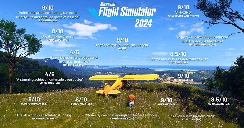 Слухи: авиасимулятор Microsoft Flight Simulator 2024 взял курс на PS5