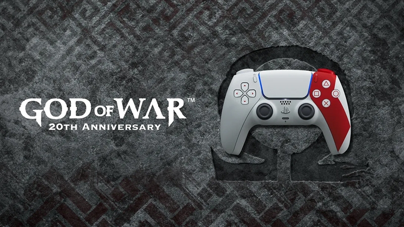 Sony выпустила геймпад DualSense к юбилею God of War в пепельно-алой расцветке