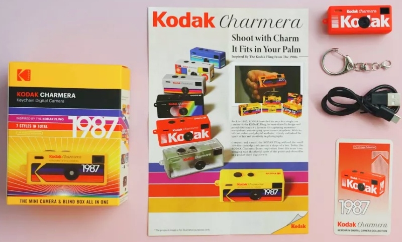 Спасаясь от банкротства, Kodak выпустила 30-граммовую 30-долларовую ностальгическую фотокамеру Charmerа