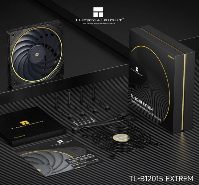 Thermalright представила тонкие 120-мм компьютерные вентиляторы с 15 лопастями