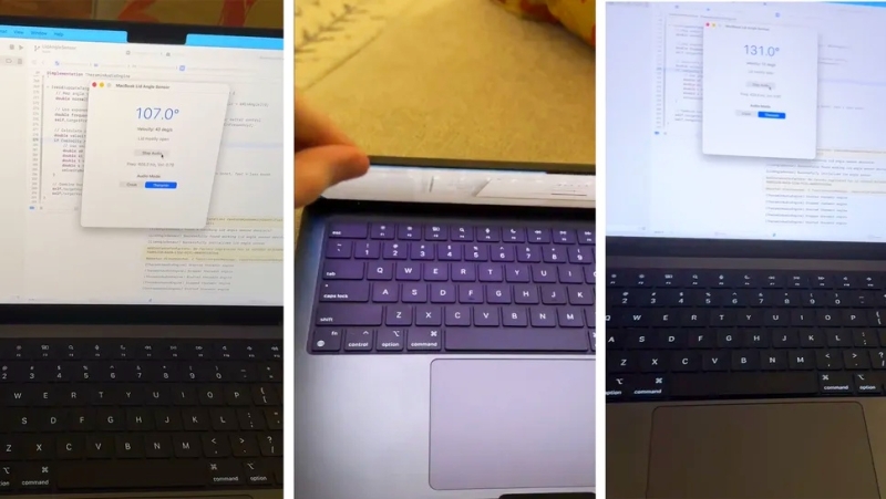 В MacBook нашёлся датчик угла наклона крышки &mdash; на нём создали симулятор скрипящей двери