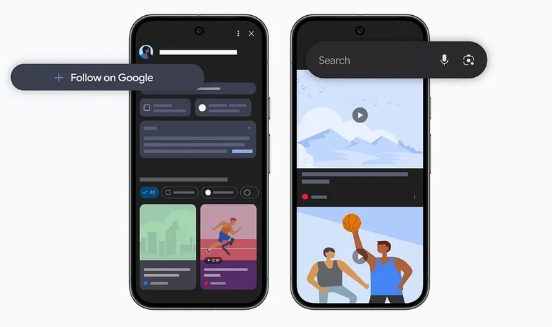 В сервисе чтения новостей Google Discover появилась возможность подписки и больше социального контента