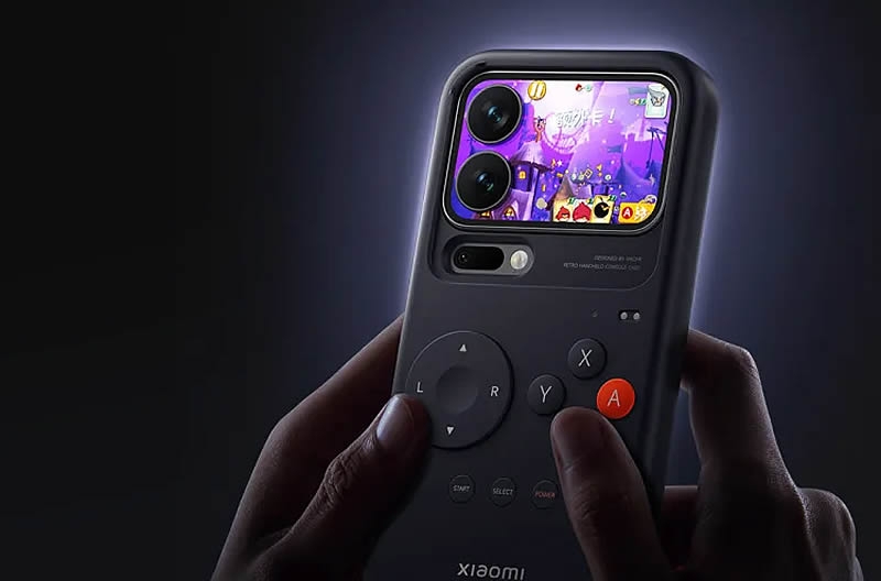 Xiaomi показала чехол, превращающий Xiaomi 17 Pro в портативную консоль в духе Game Boy