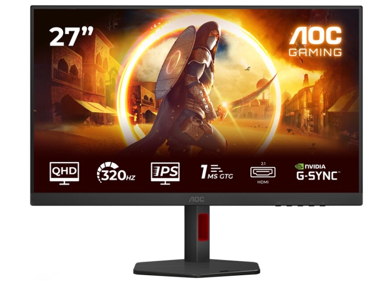 AOC представила 27- и 32-дюймовые игровые мониторы на Fast IPS с разрешением до 4K и частотой до 320 Гц