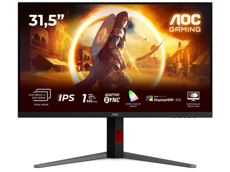 AOC представила 27- и 32-дюймовые игровые мониторы на Fast IPS с разрешением до 4K и частотой до 320 Гц