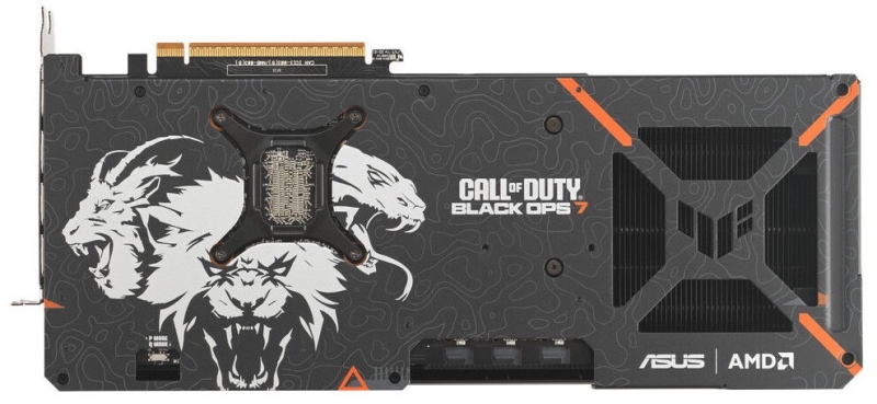 Asus анонсировала лимитированную TUF Gaming Radeon RX 9070 XT Call of Duty: Black Ops 7 Special Edition