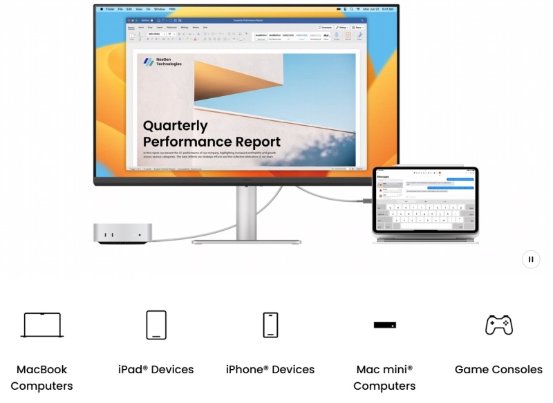 BenQ представила 27-дюймовые 4K-мониторы для пользователей Mac и творческих профессионалов