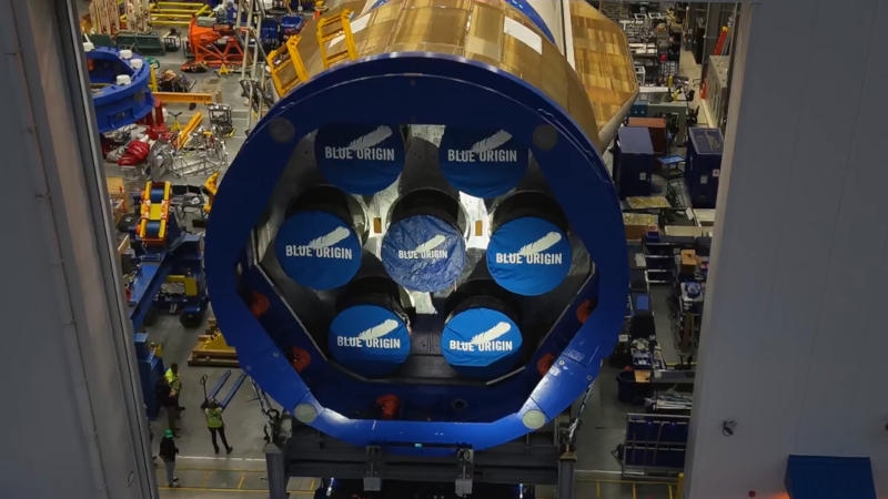 Blue Origin готовит второй запуск тяжёлой ракеты New Glenn &mdash; компания хочет попытаться вернуть первую ступень