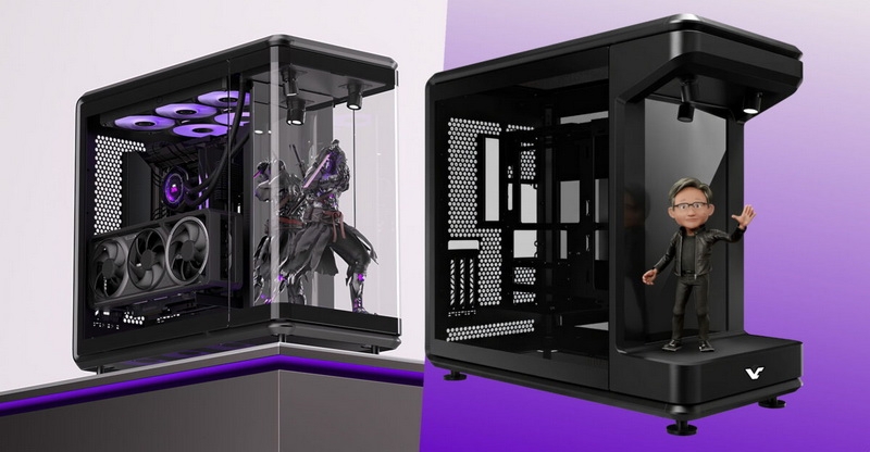 Cooler Master выпустит корпус-сервант MasterFrame 360 с витриной для фигурок