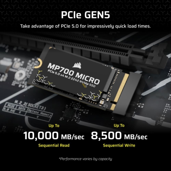 Corsair представила MP700 Pro XT &mdash; флагманский SSD со скоростью до 14 900 Мбайт/с и ёмкостью до 4 Тбайт