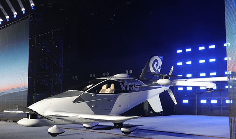 EHang представила &laquo;летающую маршрутку&raquo; VT35 на электротяге &mdash; два пассажира и 200 км за час