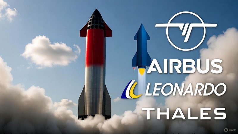 Европейские гиганты Airbus, Leonardo и Thales объединят космические бизнесы, чтобы бросить вызов SpaceX