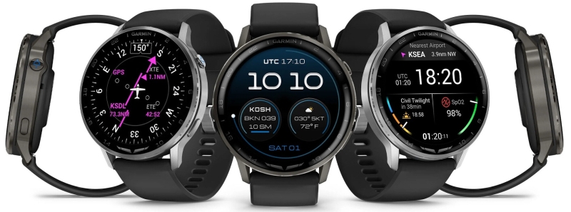 Garmin выпустила D2 Air X15 &mdash; авиаторские смарт-часы с AMOLED-дисплеем и встроенным фонариком за $650