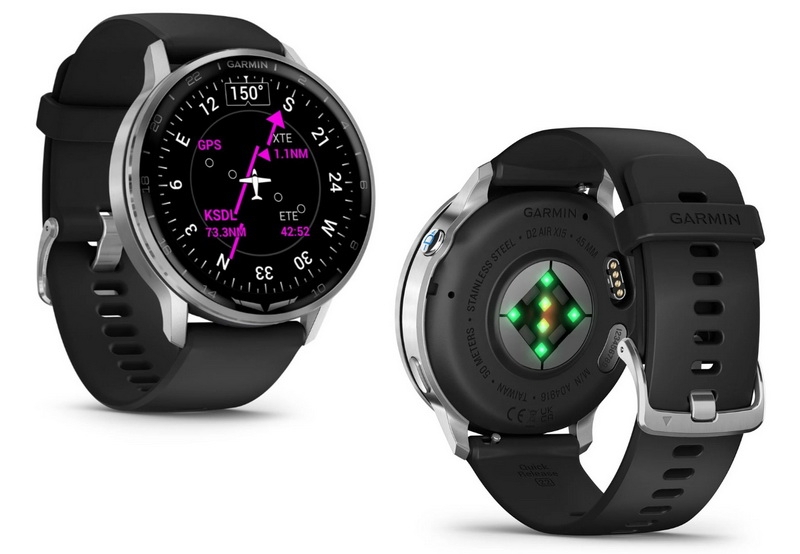 Garmin выпустила D2 Air X15 &mdash; авиаторские смарт-часы с AMOLED-дисплеем и встроенным фонариком за $650