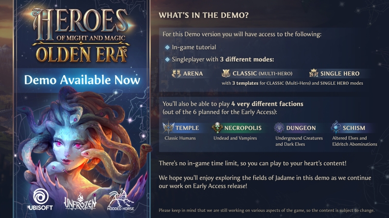 Heroes of Might & Magic: Olden Era всё-таки не выйдет в 2025 году, но есть и хорошая новость &mdash; в Steam доступна демоверсия