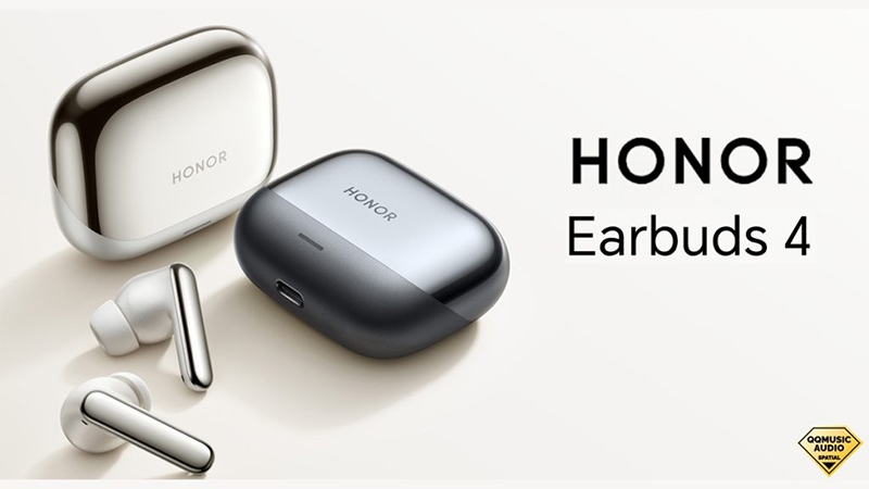 Honor представила беспроводные наушники Earbuds 4 с активным шумоподавлением до 50 дБ по цене $56
