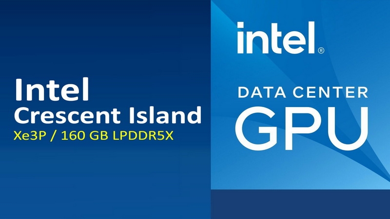 Intel представила Crescent Island&nbsp;&mdash; GPU для ИИ на архитектуре Xe3P и со 160 Гбайт LPDDR5X