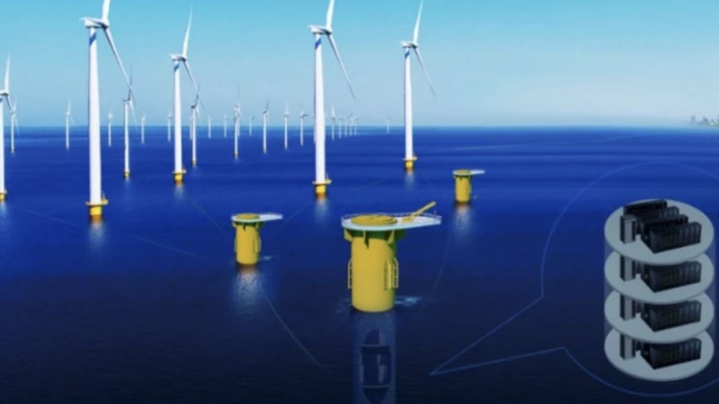 Китайцы встроили ЦОД в основание морского ветряка &mdash; получилось эффективно и экономично