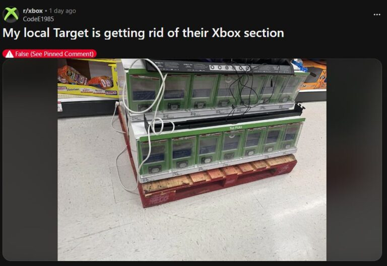 Microsoft развеяла слухи об исчезновении приставок Xbox из магазинов в США