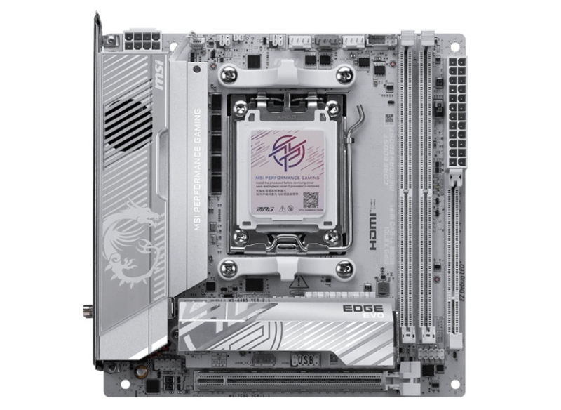 MSI представила компактную плату MPG X870I Edge Ti Evo WiFi для Ryzen 9000 с поддержкой DDR5-10000