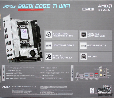 Обзор материнской платы MSI MPG B850I Edge Ti WiFi: не называй меня малышкой