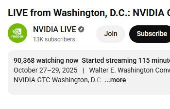 Поддельная трансляция Nvidia GTC с рекламирующим криптовалютную аферу Хуангом привлекла 100 тыс. зрителей на YouTube &mdash; в 5 раз больше, чем настоящая