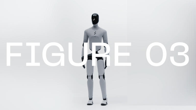 Представлен Figure 03 — человекоподобный робот для работы и дома, который будет выпускаться десятками тысяч