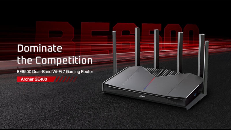 Представлен TP-Link Archer GE400 &mdash; игровой маршрутизатор с Wi-Fi 7 за&nbsp;$220
