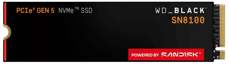 SanDisk выпустила 8-Тбайт версию лучшего геймерского SSD WD_Black SN8100 за $1000