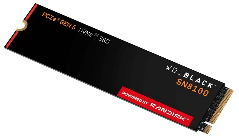 SanDisk выпустила 8-Тбайт версию лучшего геймерского SSD WD_Black SN8100 за $1000