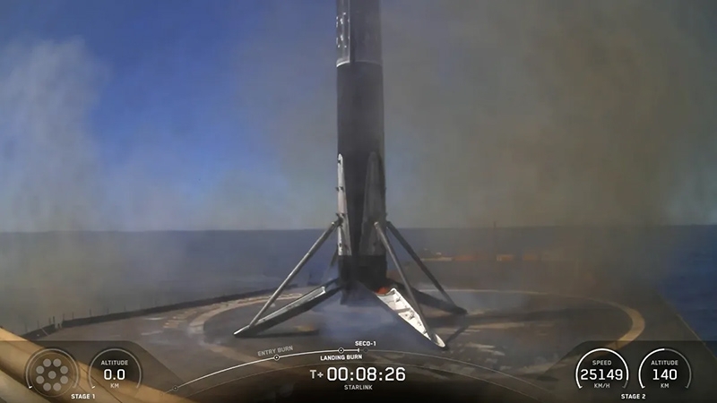 SpaceX запустила 10 000-й спутник Starlink и обновила рекорд многоразовости &mdash; ступень Falcon 9 слетала уже 31 раз