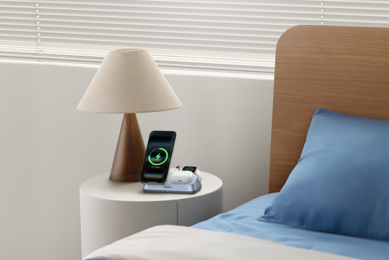 UGREEN MagFlow: пауэрбанк и зарядные станции с магнитной беспроводной зарядкой Qi2 25 Вт