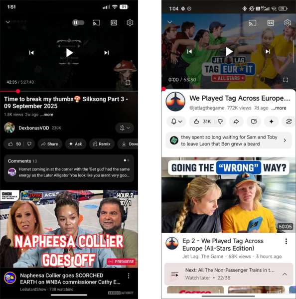 YouTube тестирует новый интерфейс мобильного приложения &mdash; реакция пользователей ожидаемо негативная