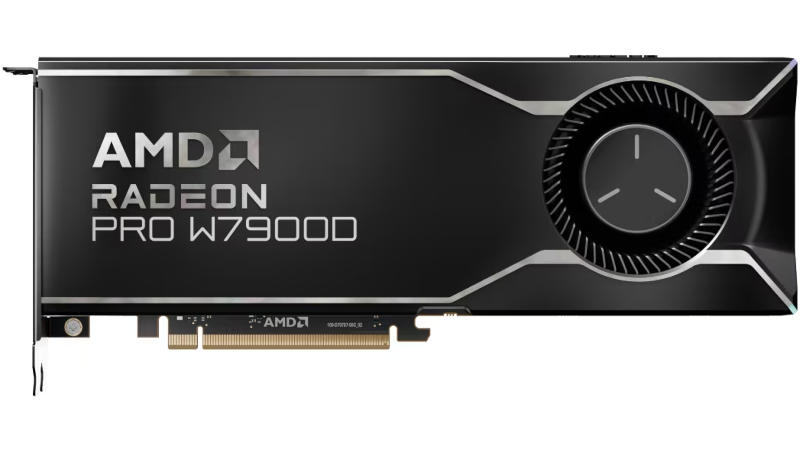 AMD без громких анонсов выпустила в Китае видеокарту Radeon Pro W7900D для рабочих станций